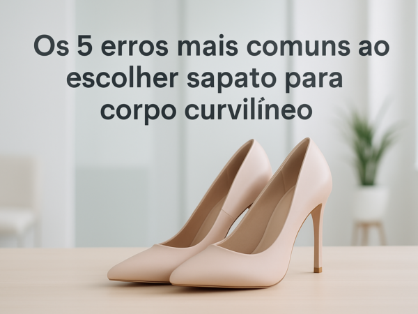 Os 5 erros mais comuns ao escolher sapato para corpo curvilíneo